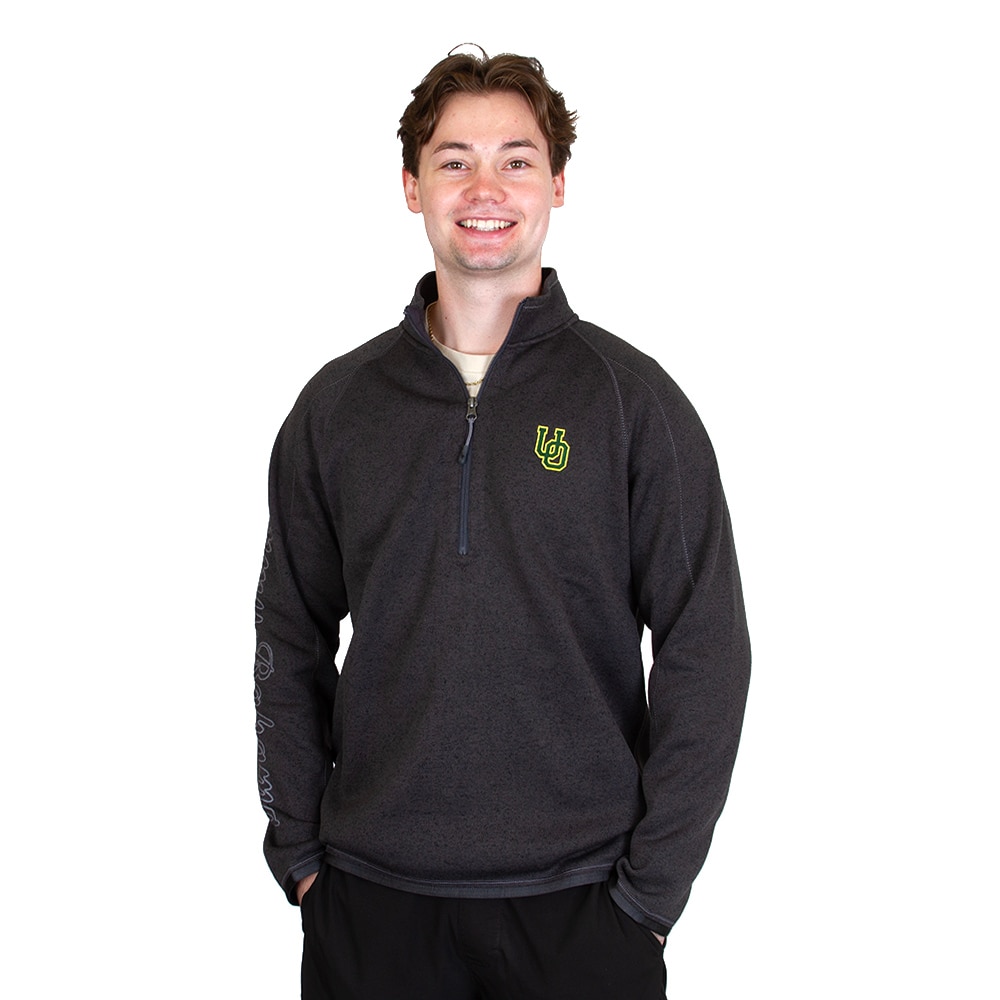 Interlocking UO, Tommy Bahama, Black, Pullover, Polyester, Men, Yarn dye, Sweater, Knit fleece, Sweatshirt, 924510